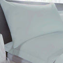 Serene Plain Dyed Fitted Bed Sheet in Duck Egg