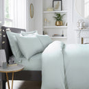 Serene Plain Dyed Fitted Bed Sheet in Green