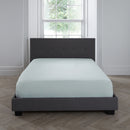 Serene Plain Dyed Fitted Bed Sheet in Green