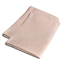 Serene Plain Dyed Pair of Housewife Pillowcases in Blush