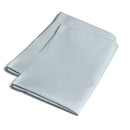 Serene Plain Dyed Pair of Housewife Pillowcases in Duck Egg