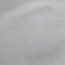 Serene Plain Dyed Pair of Housewife Pillowcases in Silver