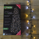 37.5m 1500 LED TreeBrights Christmas String Lights with Timer in Cool White & Warm White