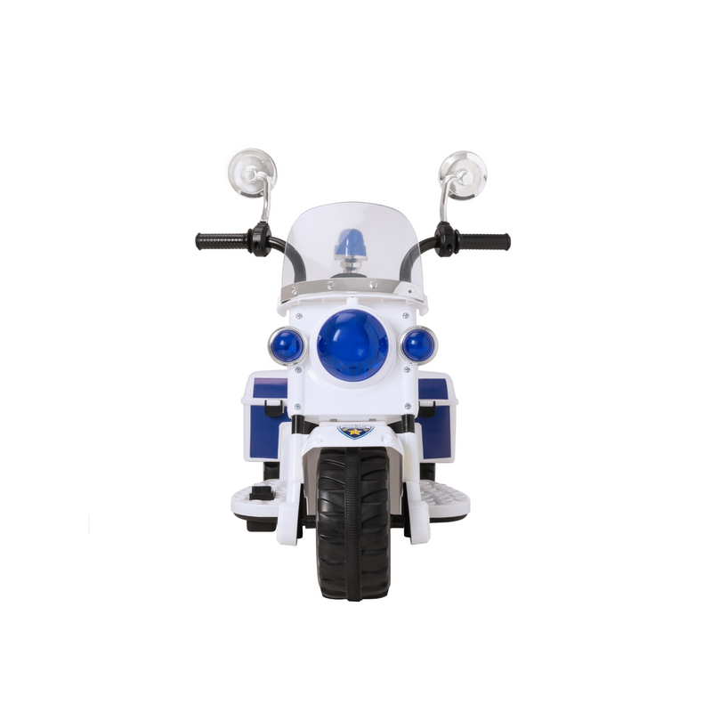 Volt Police Motorbike Electric Ride On 6V White