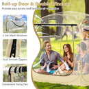 Portable And Foldable Sports Tent With Carrying Bag-Beige-L