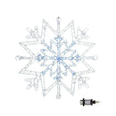 52cm Light up Christmas Snowflake Dewdrop Silhouette with Twinkling LEDs