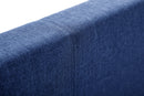 Rialto 150cm King Bed - Dark Blue