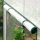 Outsunny Greenhouse with 2 Roll-up Doors and Vent Holes, 100x80x150cm