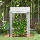 Outsunny Greenhouse with 2 Roll-up Doors and Vent Holes, 100x80x150cm