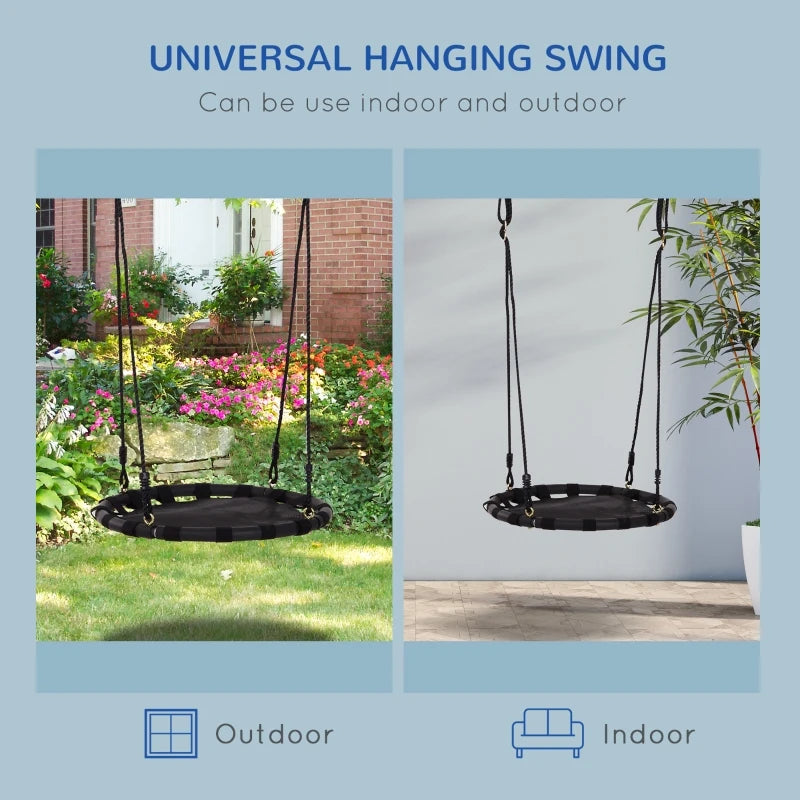 HOMCOM Children's swing -  Black