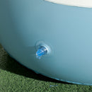 Outsunny Inflatable Chair And Footstool For Gaming, Reading, Watching