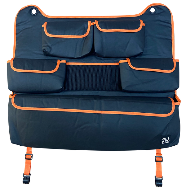 Rear Double Seat Storage Organiser - Orange