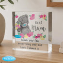 Personalised Me to You Lovely Mum Crystal Token
