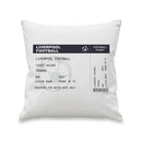 Personalised Football Ticket Cushion