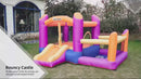 Outsunny Bouncy Castle with Trampoline & Slide 3in1 - Multi Colour