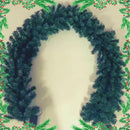 Christmas Sparkle Artificial Pre-Lit Garland with Timer - 6ft 1.8m - Green