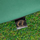 52 x 20cm Back Cushion for Single Wooden Garden Chair in Green