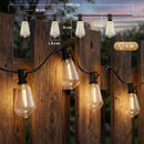 HOMCOM 50 LED Curtain Lights, IP44 Waterproof Fairy Curtain Lights, Warm White