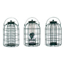 Samuel Alexander Pack of 3 Hanging Nut Seed & Fat Ball Bird Feeders with Squirrel Guard