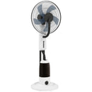 HOMCOM Spray Misting Fan, Floor Fan With Water Mist Spray And 3 Speeds