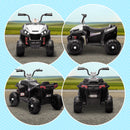 AIYAPLAY 12V Kids Electric Quad Bike with 4 Wheels Spring Suspension