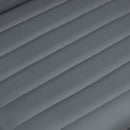 HOMCOM Armless Mid-Back Adjustable Office Chair With 360 Swivel Dark Grey