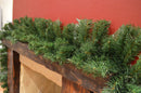 Premier 270cm (9ft) X 25cm Plain Green Christmas Garland Decoration