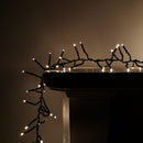 2000 LED 25m Premier Clusterbrights Indoor Outdoor Multifunction Mains Operated Christmas Cluster Lights with Timer in Warm White