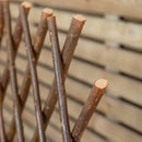1.8m x 1.2m Large Expanding Garden Willow Trellis Plant Support