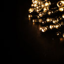 10m Battery Operated Christmas String Lights with 100 Warm White LEDs on Clear Cable