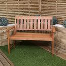 Cartmel 3 Seater Outdoor Wooden Garden Patio Bench