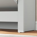 HOMCOM 12-Shoe Storage Cabinet 4 Shelves 2 Drawers Tabletop