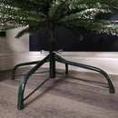 6.5ft (2m) Pencil Style Slim Snow Tipped Artificial Christmas Tree in Green