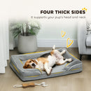 PawHut Dog Sofa Bed, Washable Pet Bed With Non-Slip Bottom, Grey