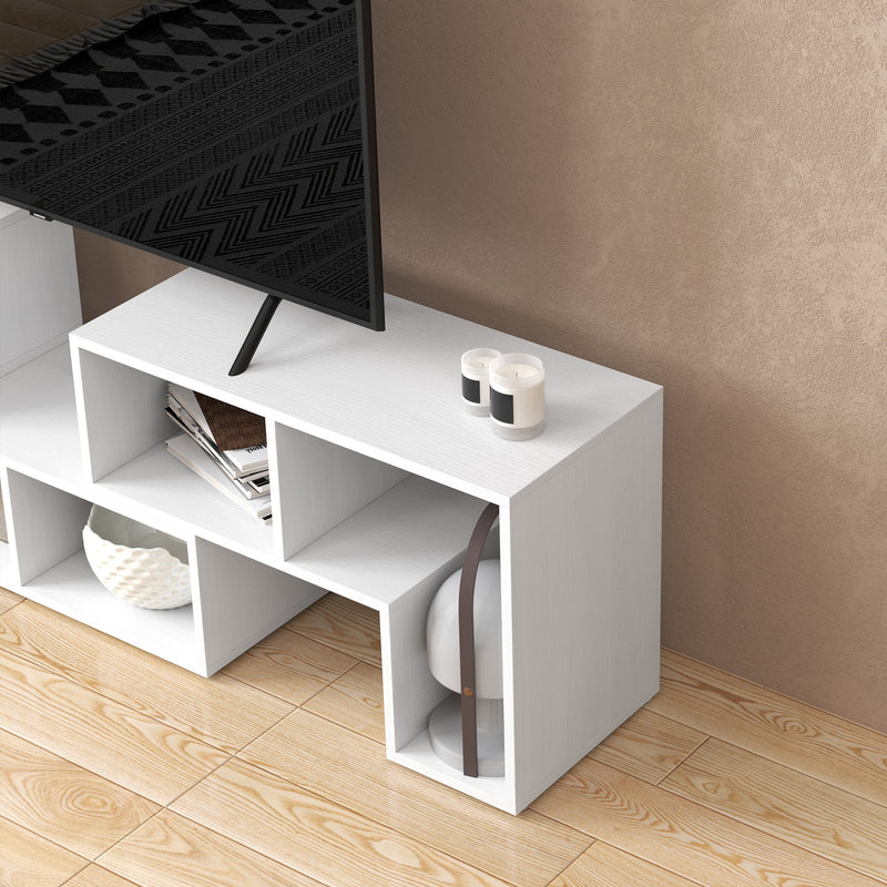 HOMCOM TV Unit for TVs up to 75 Inches, Free Combination TV Stand