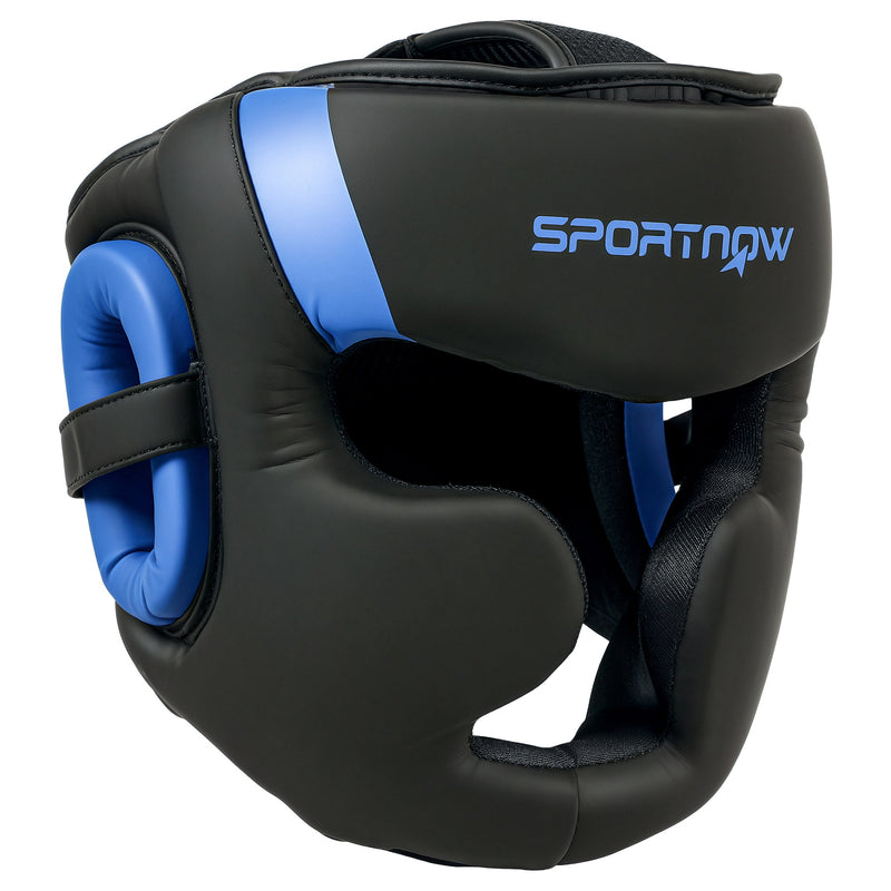SPORTNOW Boxing Headguard w/ Adjustable Strap for Sparring Kickboxing