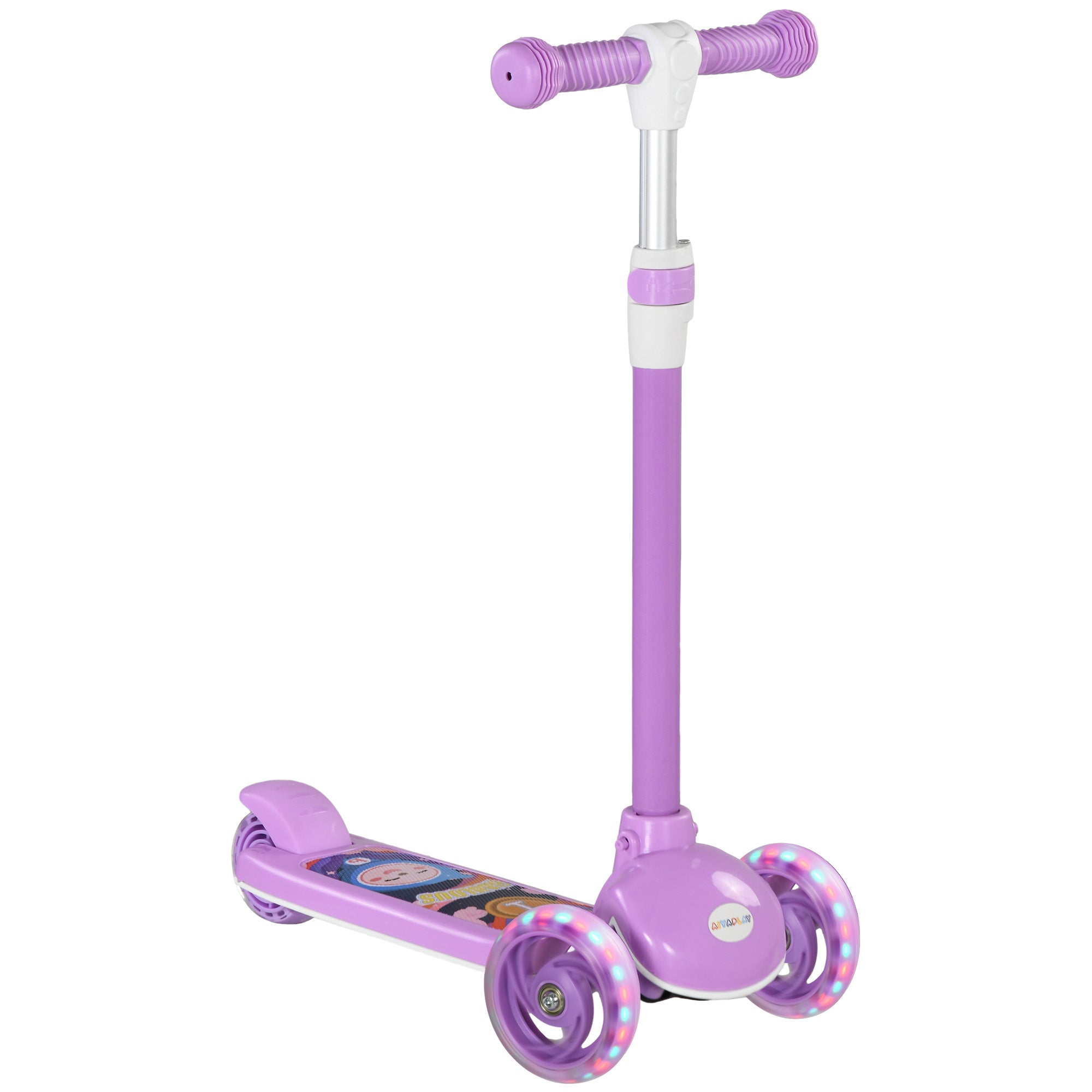 Scutter Baby AIYAPLAY Kids 3 Wheel Scooter For 2-6 Years Old W/ Adjustable Height