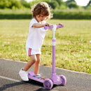 AIYAPLAY Kids 3 Wheel Scooter For 2-6 Years Old W/ Adjustable Height