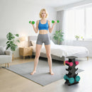 SPORTNOW Hex Dumbbells Set With Dumbbell Rack, 2 X 1kg, 2 X 3kg, 2 X 5kg