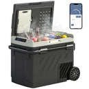 Outsunny Compressor Car Fridge Freezer, Dual Zone With App Control Black