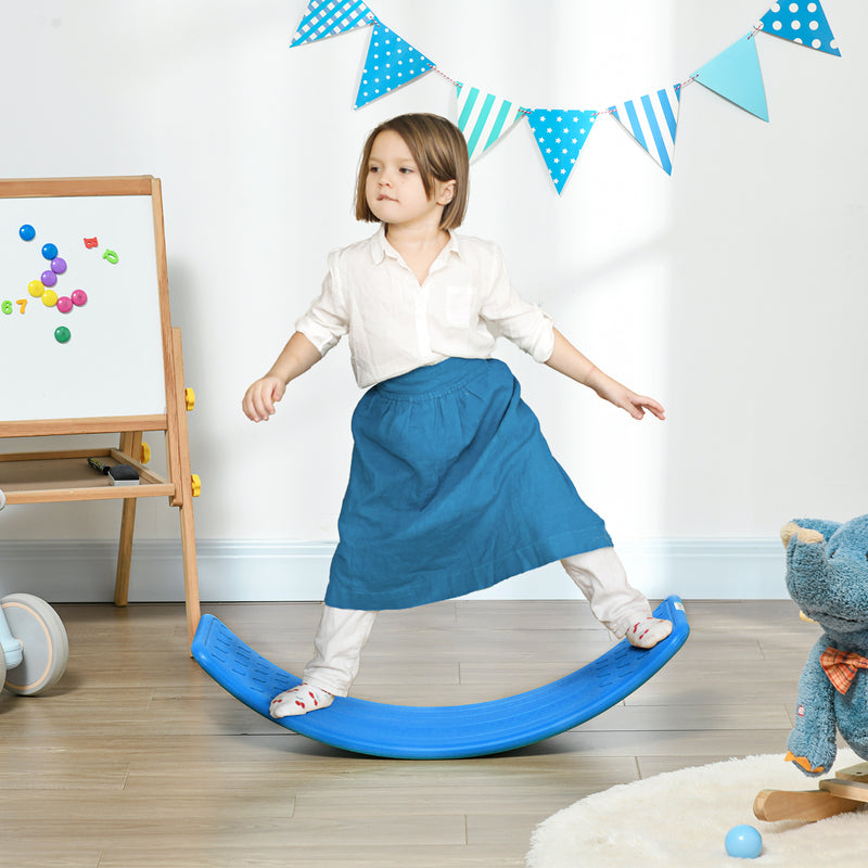 ZONEKIZ Balance Board, Kids Wobble Board For 3-6 Years, Dark Blue