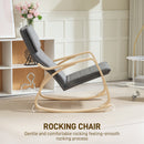 HOMCOM Comfortable Relax Rocking Chair With High Back