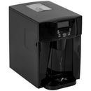 HOMCOM Ice Maker Machine And Water Dispenser No Plumbing Required Black