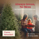 HOMCOM Christmas Tree, Full Spruce Xmas Tree, Easy Assembly