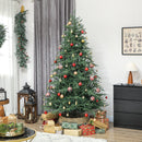 HOMCOM Christmas Tree, Full Spruce Xmas Tree, Easy Assembly