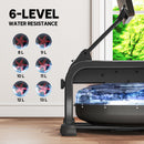 SPORTNOW Water Rowing Machine With Adjustable Resistance, Vertical Storage