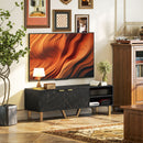 HOMCOM TV Unit, TV Stand Cabinet with Shelves and Storage Cupboard