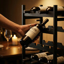 HOMCOM Wine Rack Freestanding 5-Tier 20-Bottle Capacity Black