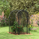 Outsunny Fruit Cage, Plant Protection Tent, Black