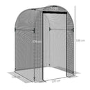 Outsunny Fruit Cage, Plant Protection Tent, Black